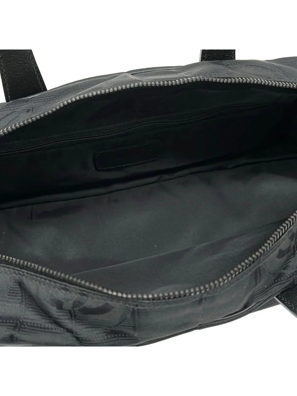 Chanel Handbag New Travel Line Black Leather